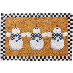 MacKenzie-Childs Dancing Snowman Entrance Mat< Outdoor|Rugs