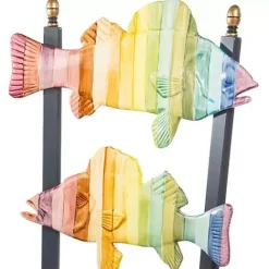 MacKenzie-Childs Dark Rainbow Fish Chair< Dining Room & Kitchen