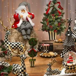 MacKenzie-Childs Dashing Through the Snow Globe< Holiday|Room Accents