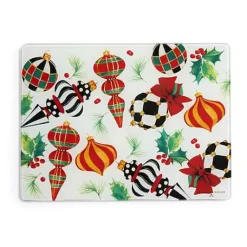 MacKenzie-Childs Deck the Halls Large Cutting Board< Holiday|Kitchen Utensils & Tools