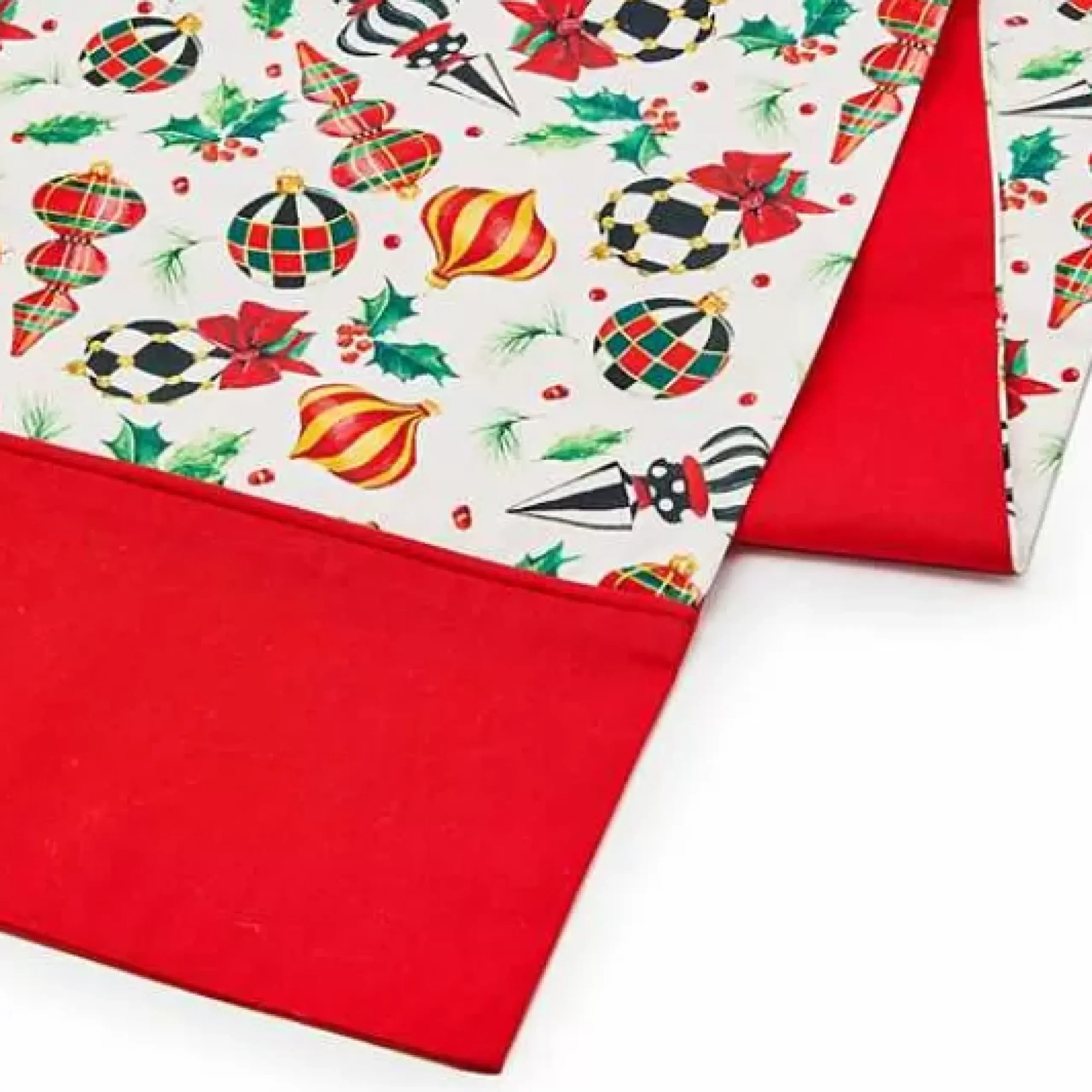 MacKenzie-Childs Deck the Halls Table Runner< Kitchen & Table Linens|Table Accessories