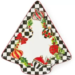 MacKenzie-Childs Deck the Halls Tree Serving Platter< Holiday|Serveware