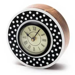 MacKenzie-Childs Dotty Round Desk Clock< Room Accents