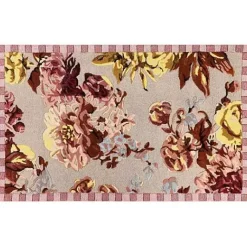 MacKenzie-Childs Dusty Rose Floral 3' x 5' Rug< Rugs