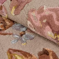 MacKenzie-Childs Dusty Rose Floral 3' x 5' Rug< Rugs