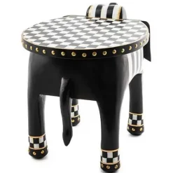 MacKenzie-Childs Elephant Pedestal< Room Accents