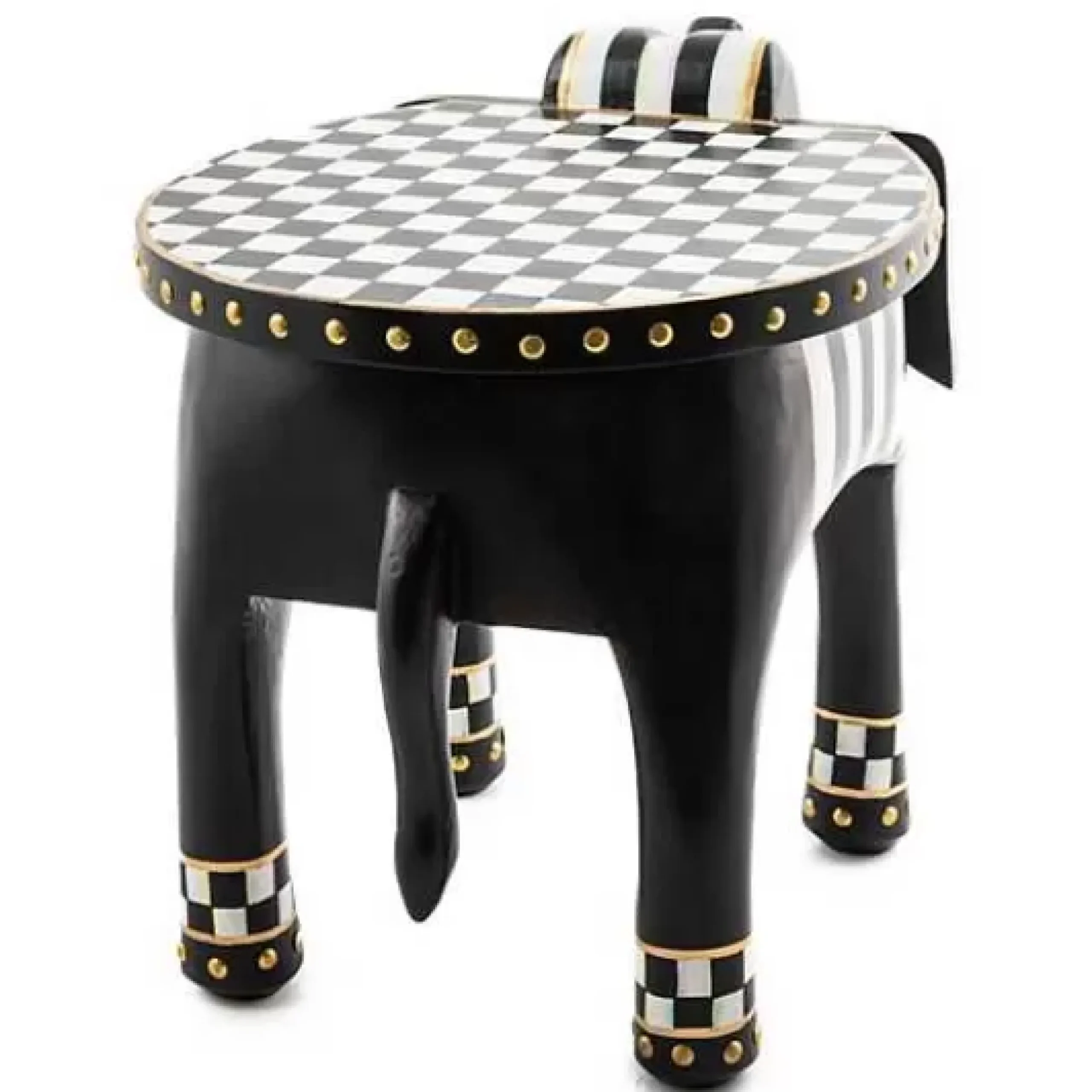 MacKenzie-Childs Elephant Pedestal< Room Accents