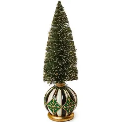 MacKenzie-Childs Emerald Luxe Small Illuminated Bottle Brush Tree< Room Accents