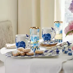 MacKenzie-Childs English Garden Serving Platter< Spring|Serveware