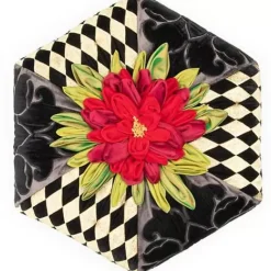 MacKenzie-Childs Evenfall Footstool< Living Room