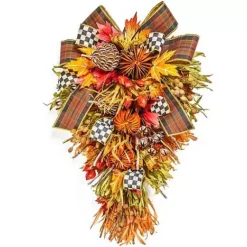 MacKenzie-Childs Fall On The Farm Swag< The Fall Shop|Greenery & Florals