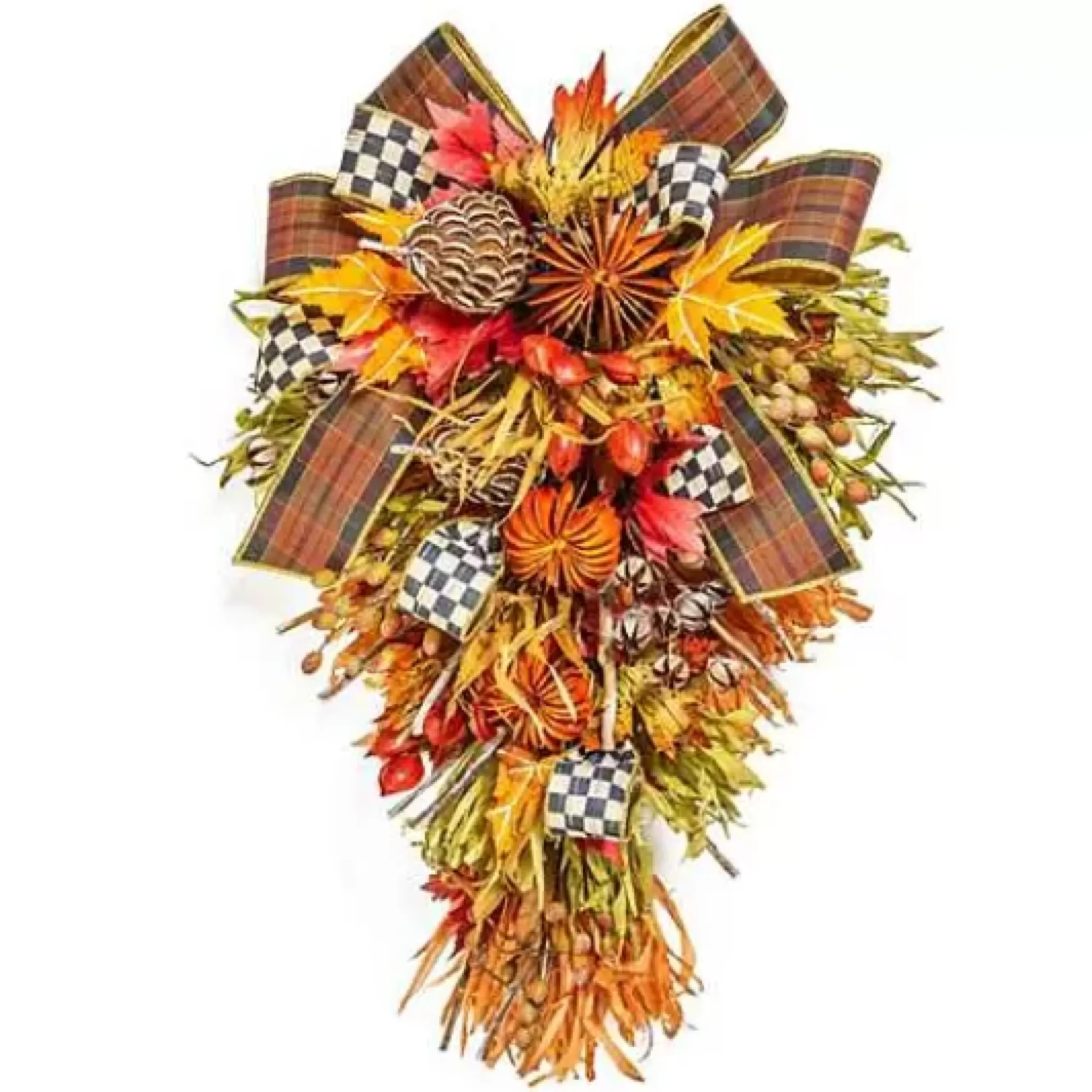 MacKenzie-Childs Fall On The Farm Swag< The Fall Shop|Greenery & Florals