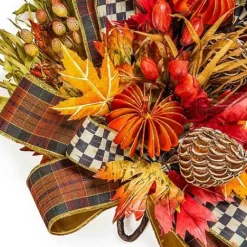 MacKenzie-Childs Fall On The Farm Swag< The Fall Shop|Greenery & Florals