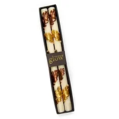 MacKenzie-Childs Falling Leaves Dinner Candles, Set of 2< The Fall Shop|Candles & Fragrances