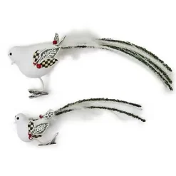MacKenzie-Childs Farmhouse Holiday Bird Clips, Set of 2< Decor Sets|Finishing Touches