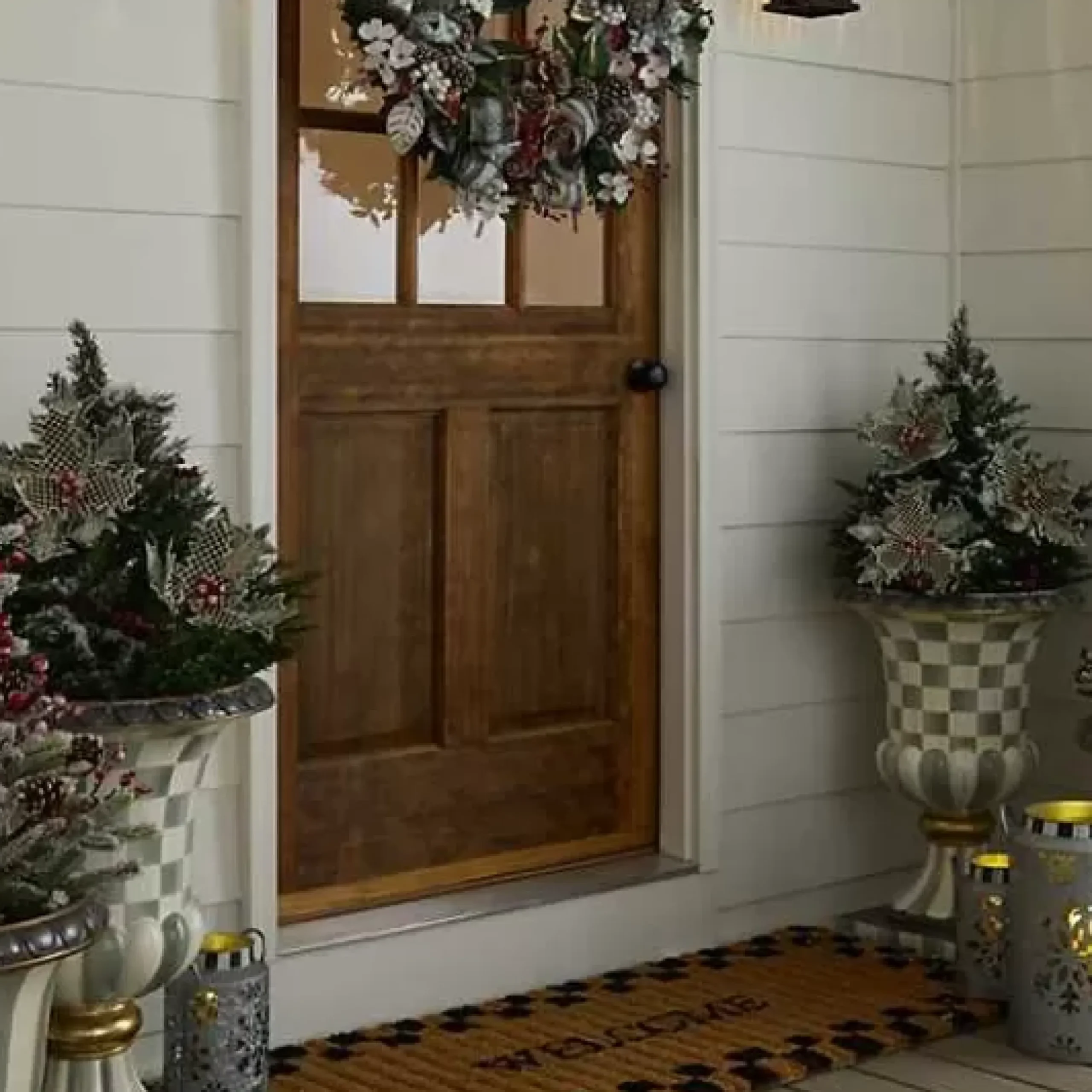 MacKenzie-Childs Farmhouse Holiday Holly Stem< Greenery & Florals