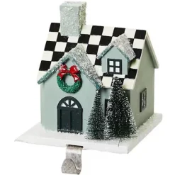 MacKenzie-Childs Farmhouse Holiday House Stocking Hook< Holiday