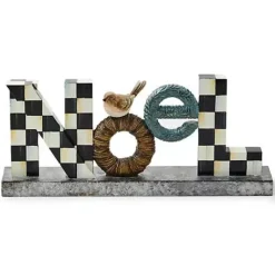 MacKenzie-Childs Farmhouse Holiday Noel Sign< Holiday|Room Accents