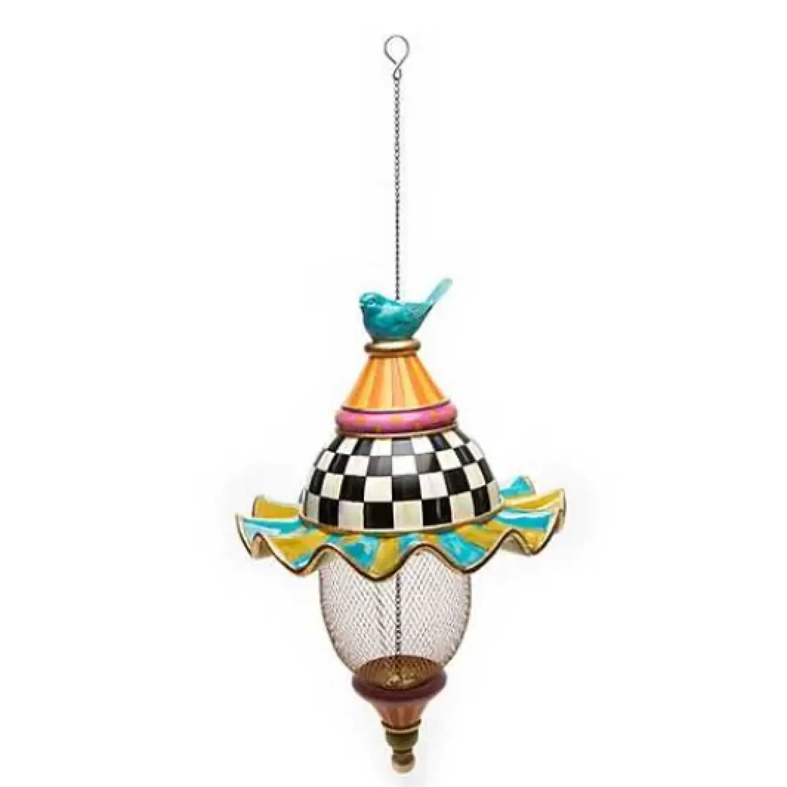 MacKenzie-Childs Feathered Nests Bird Feeder< Spring|Outdoor