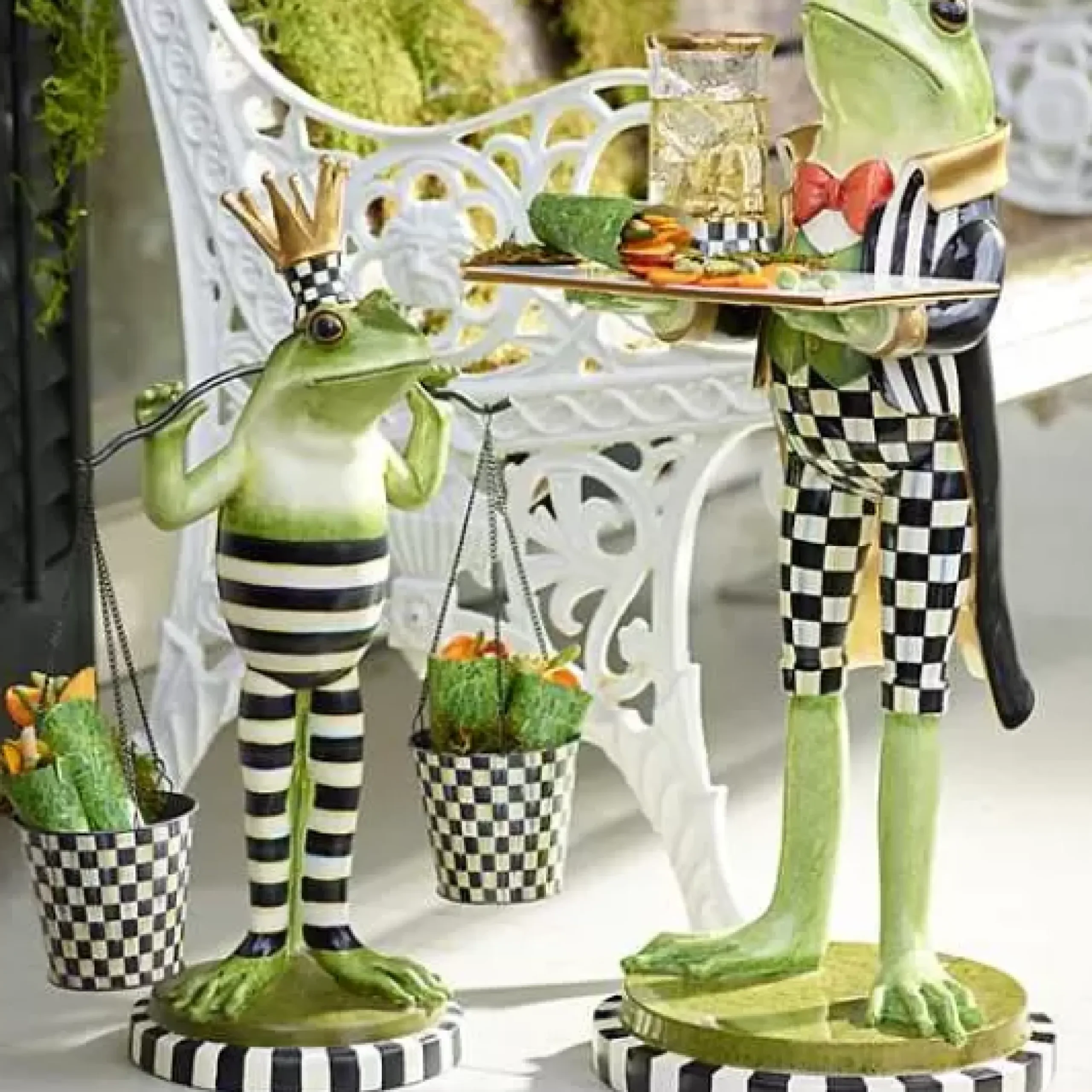 MacKenzie-Childs Fergal the Frog Butler< Room Accents|Serveware