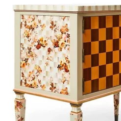 MacKenzie-Childs Field Study Check Console Table< Storage Furniture|Entryway Furniture