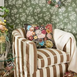 MacKenzie-Childs Field Study Embroidered Floral Throw Pillow< Pillows, Throws, & Cushions