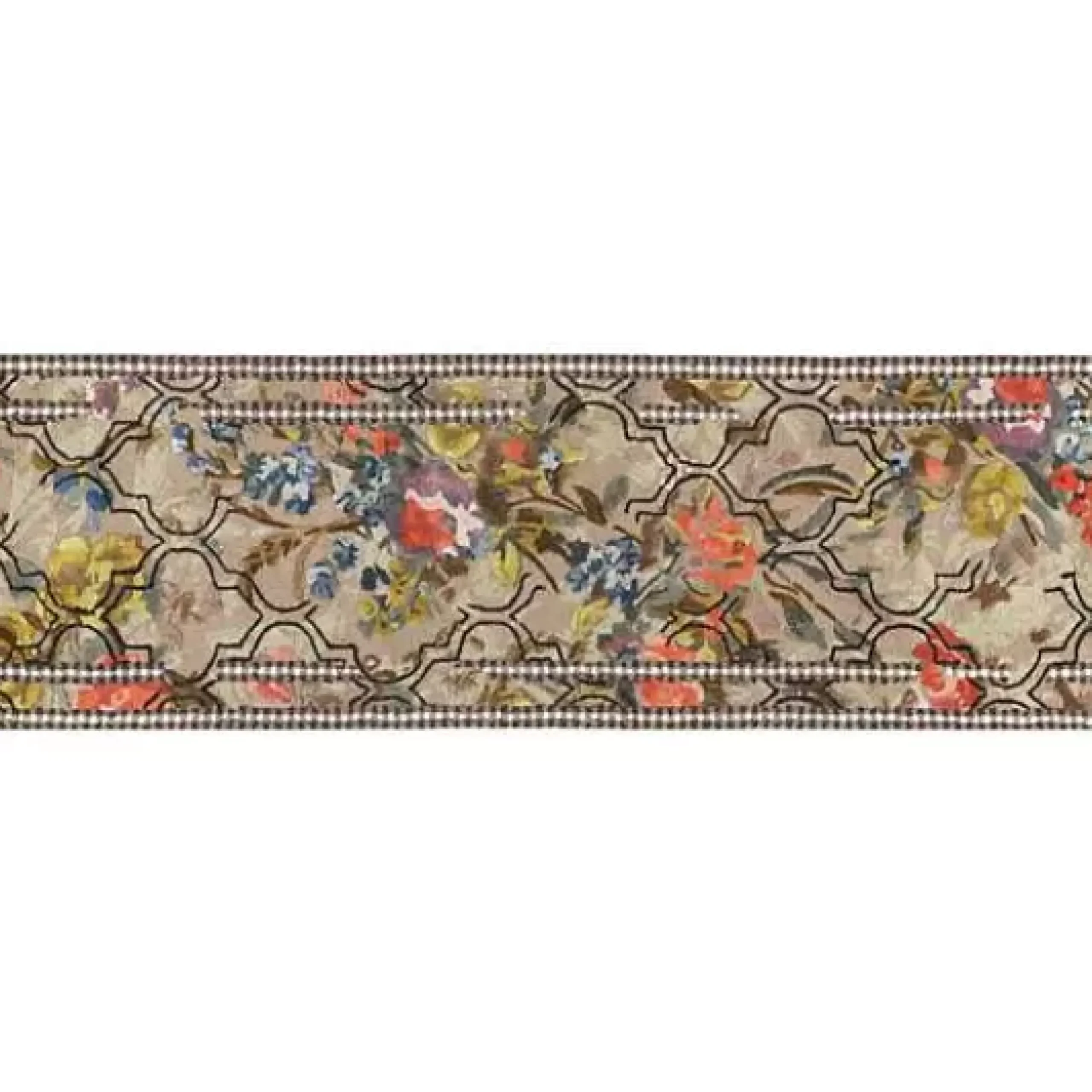 MacKenzie-Childs Field Study Floral 2'6x 8' Runner Rug< Rugs