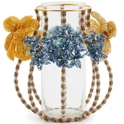 MacKenzie-Childs Field Study Small Beaded Flower Vase< Room Accents|Fall Entertaining