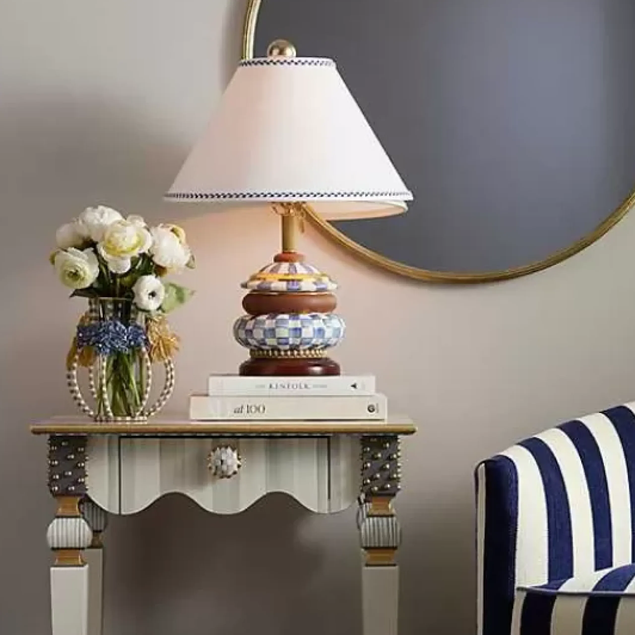 MacKenzie-Childs Field Study Small Beaded Flower Vase< Room Accents|Fall Entertaining