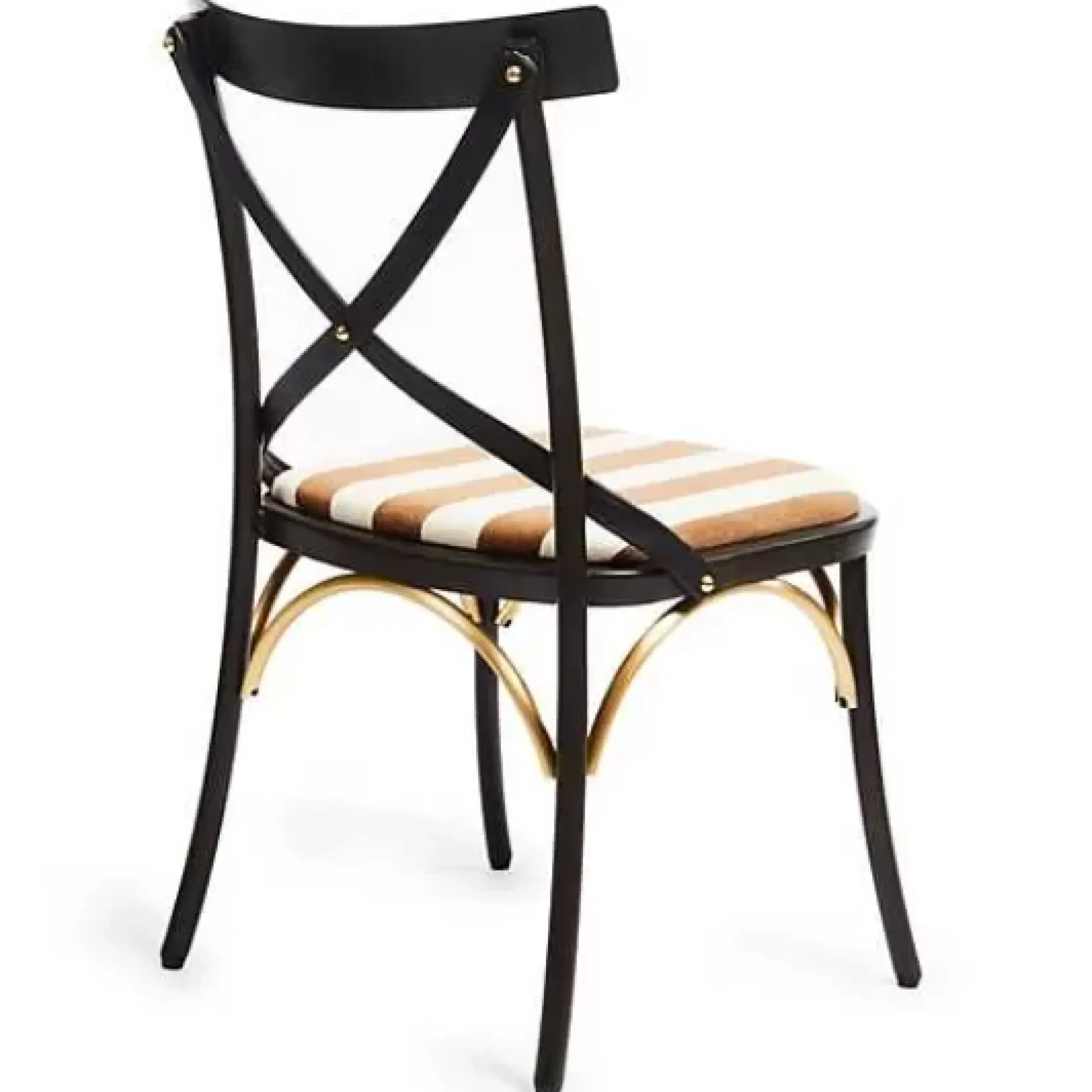 MacKenzie-Childs Flatiron Brown Stripe Dining Chair< Dining Room & Kitchen