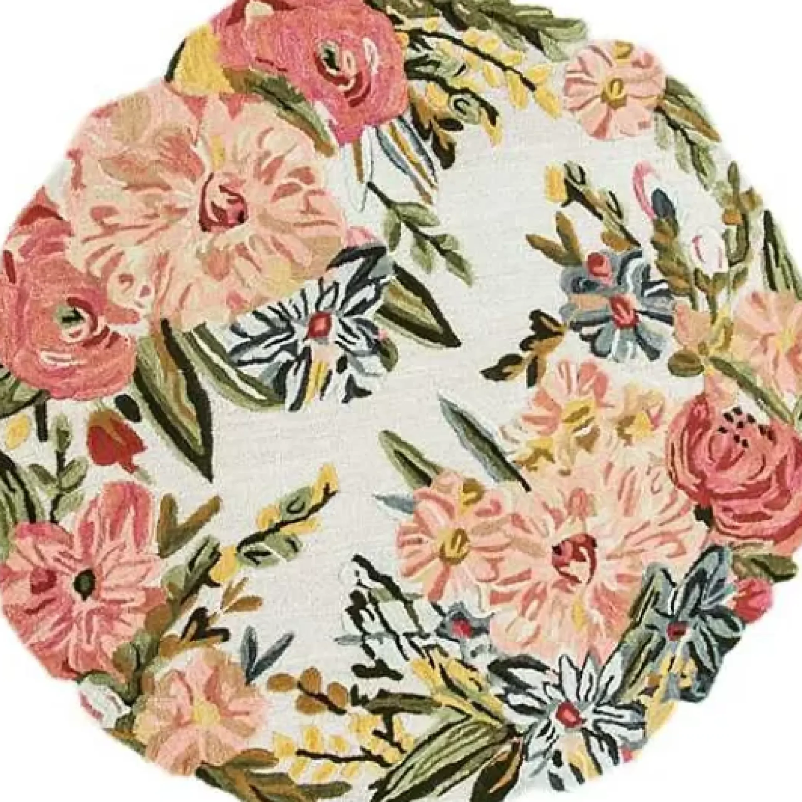MacKenzie-Childs Flower Garden 6' Round Rug< Rugs
