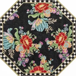 MacKenzie-Childs Flower Market 6' Octagon Washable Rug< Rugs