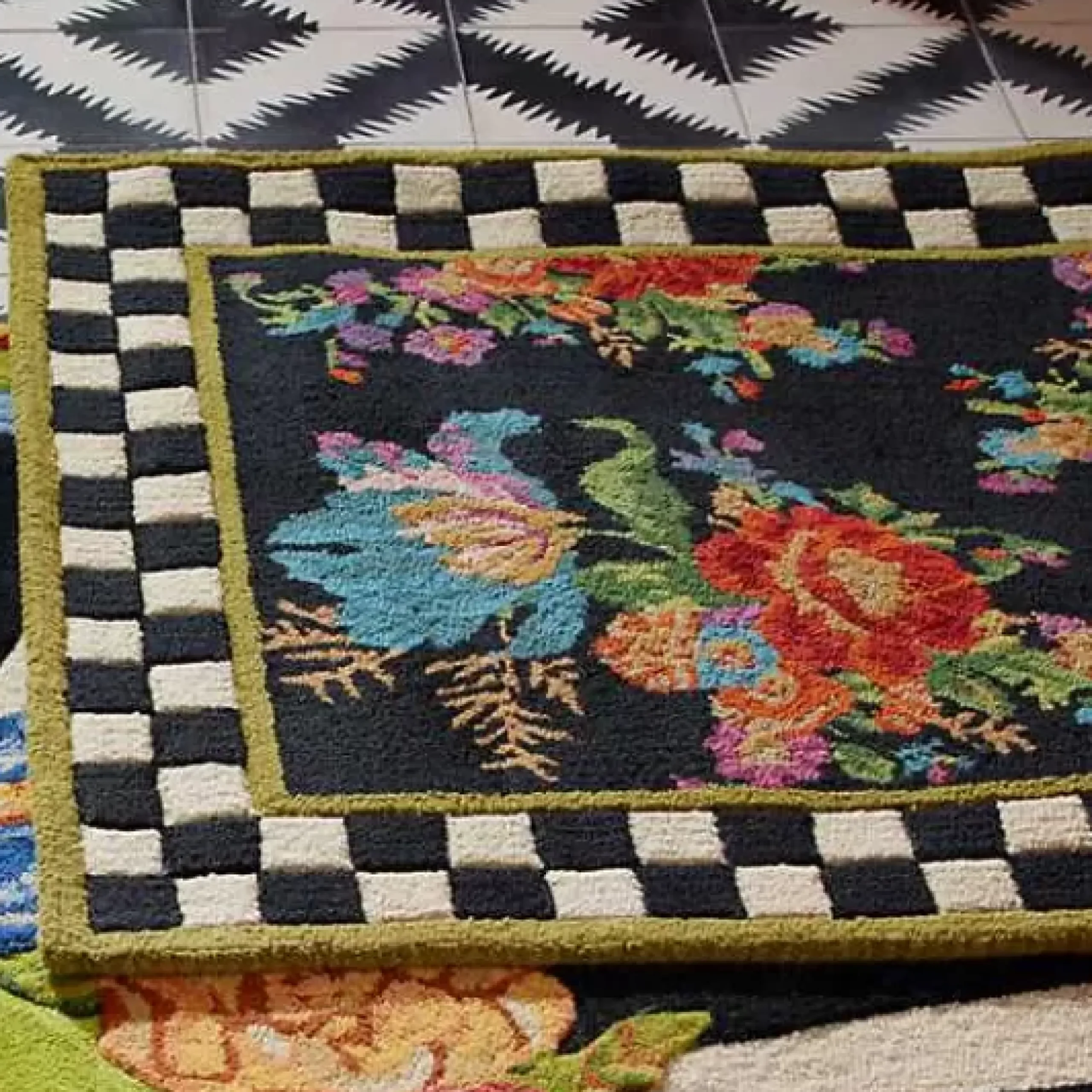 MacKenzie-Childs Flower Market 3' x 5' Rug< Rugs