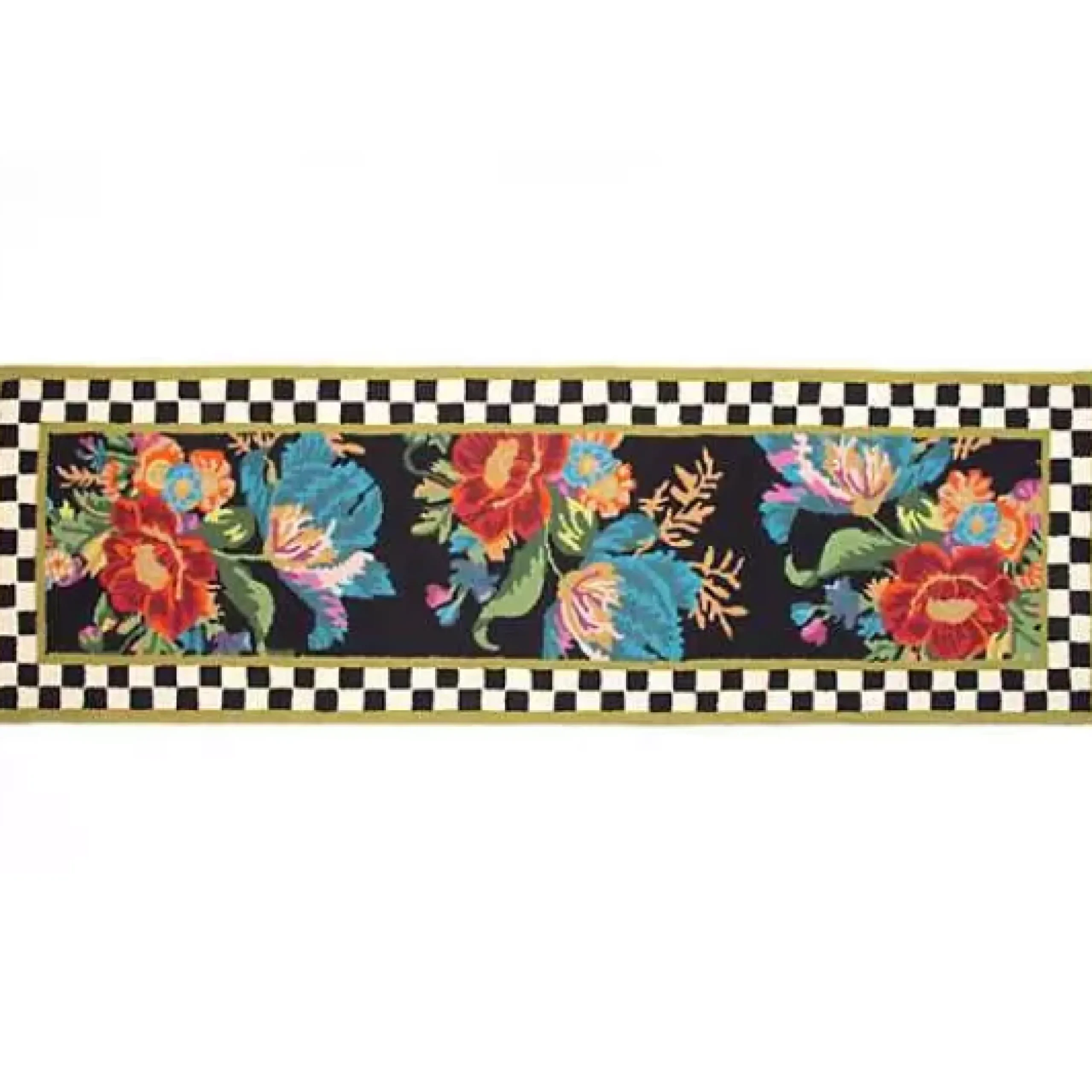 MacKenzie-Childs Flower Market 2'6 x 8' Runner< Rugs