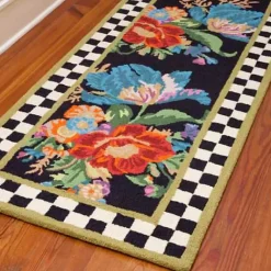 MacKenzie-Childs Flower Market 2'6 x 8' Runner< Rugs