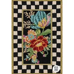 MacKenzie-Childs Flower Market 2' x 3' Washable Rug< Rugs