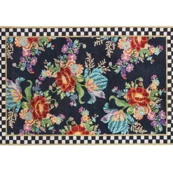 MacKenzie-Childs Flower Market 5' x 7'6 Washable Rug< Rugs