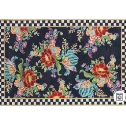 MacKenzie-Childs Flower Market 5' x 7'6 Washable Rug< Rugs