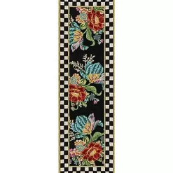 MacKenzie-Childs Flower Market 2'6 x 8' Washable Runner< Rugs