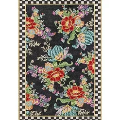 MacKenzie-Childs Flower Market 8' x 10' Washable Rug< Rugs