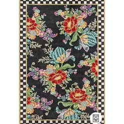 MacKenzie-Childs Flower Market 8' x 10' Washable Rug< Rugs