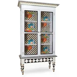MacKenzie-Childs Flower Market Cabinet< Storage Furniture|Living Room