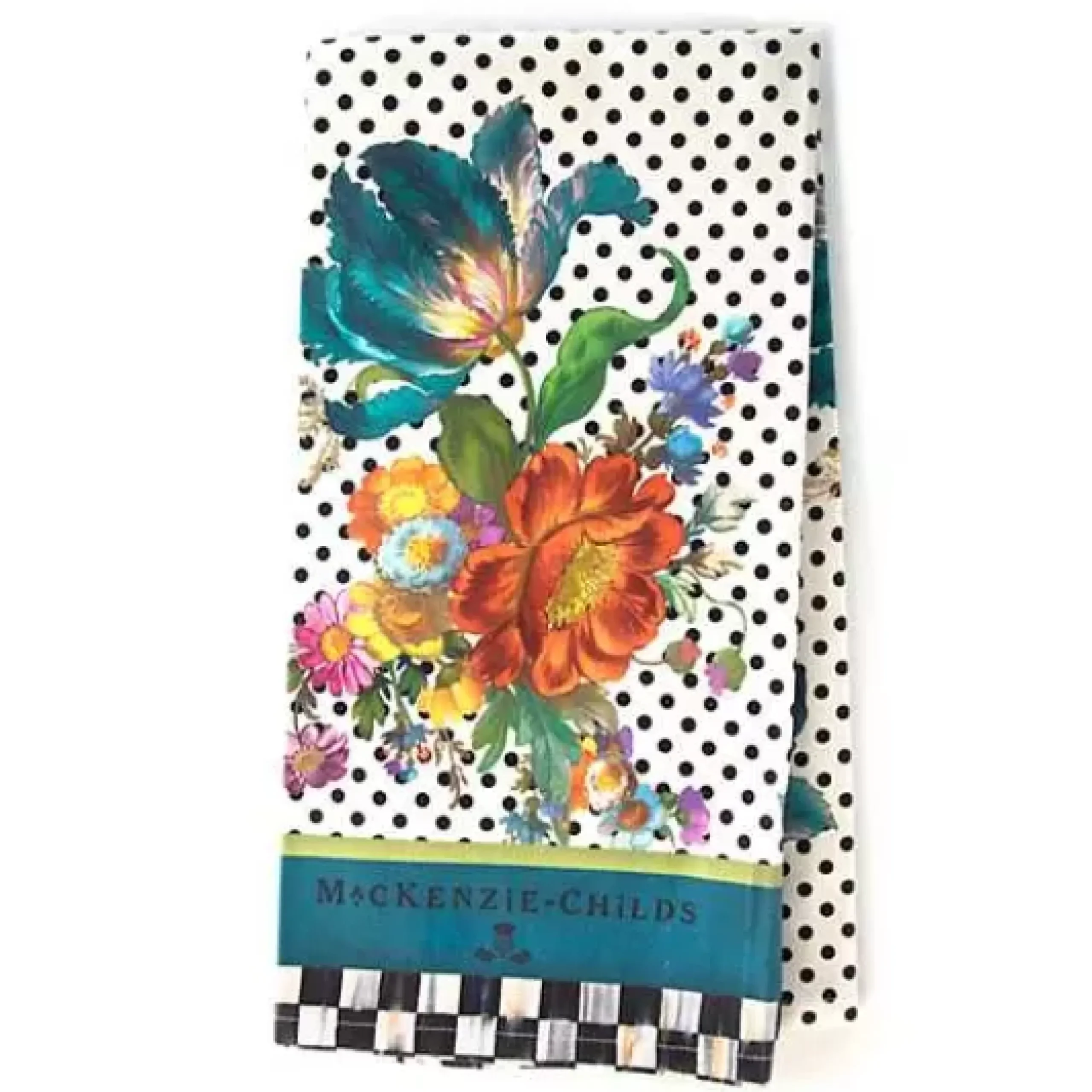 MacKenzie-Childs Flower Market Dish Towel< Kitchen & Table Linens|Bar Entertaining