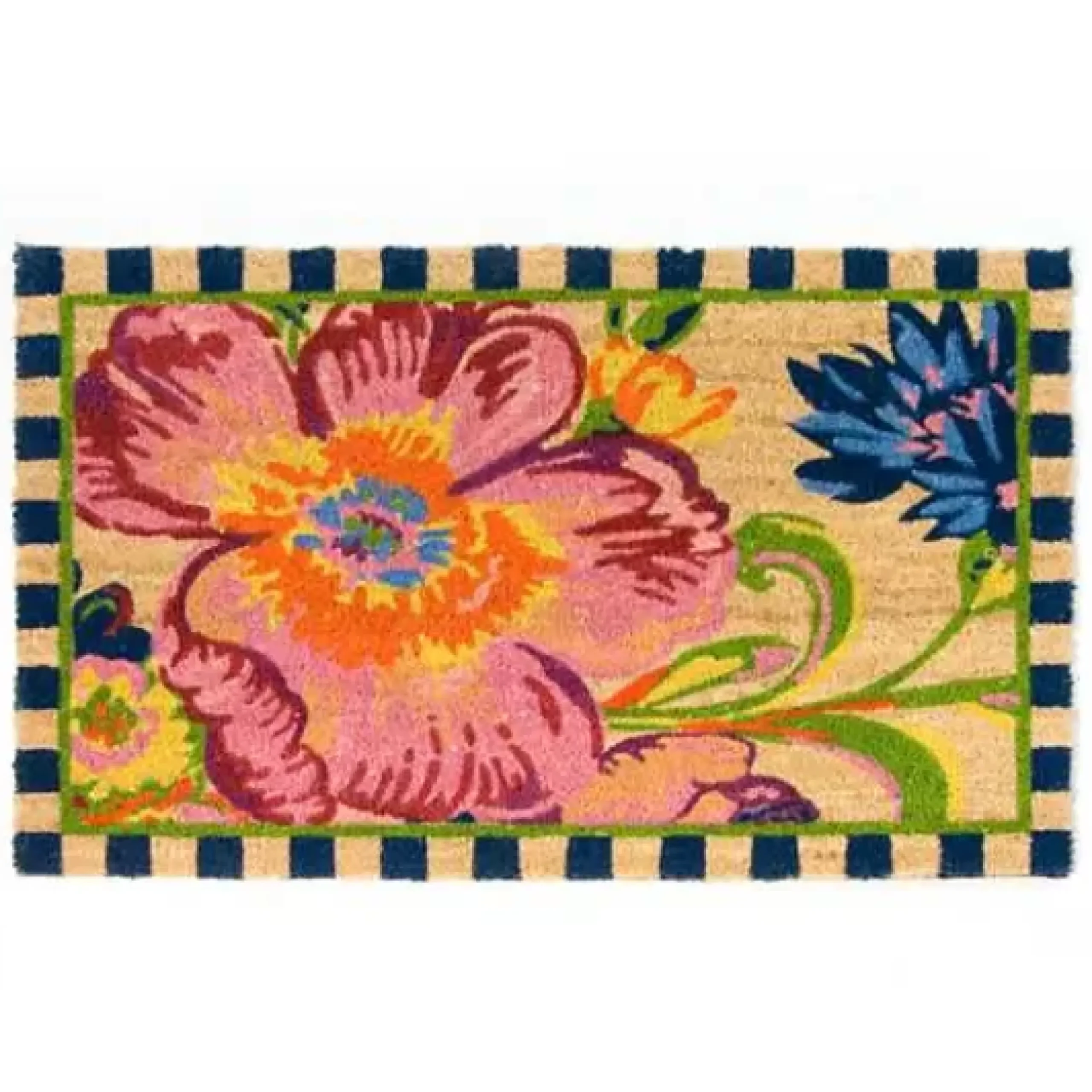 MacKenzie-Childs Flower Market Entrance Mat< Spring|Outdoor