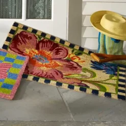 MacKenzie-Childs Flower Market Entrance Mat< Spring|Outdoor