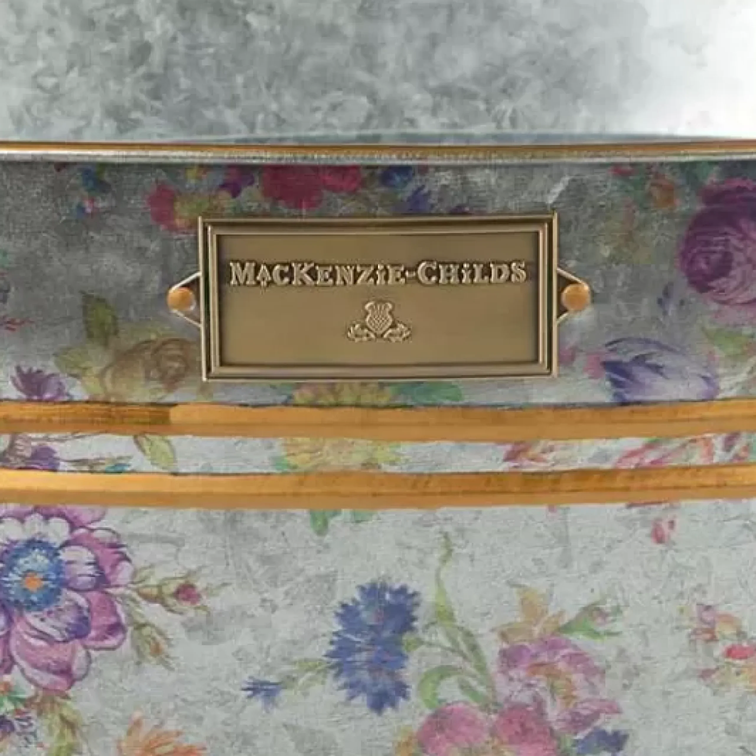 MacKenzie-Childs Flower Market Galvanized Beverage Bucket< Outdoor|Bar Entertaining