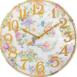 MacKenzie-Childs Flower Market Outdoor Wall Clock< Spring|Outdoor