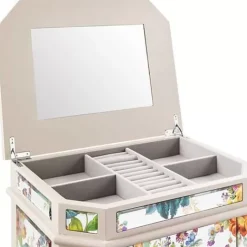 MacKenzie-Childs Flower Market Reflections Standing Jewelry Armoire< Storage Furniture|Room Accents