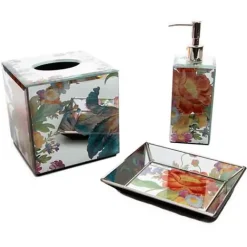 MacKenzie-Childs Flower Market Reflections Soap Pump< Bath & Bath Accessories