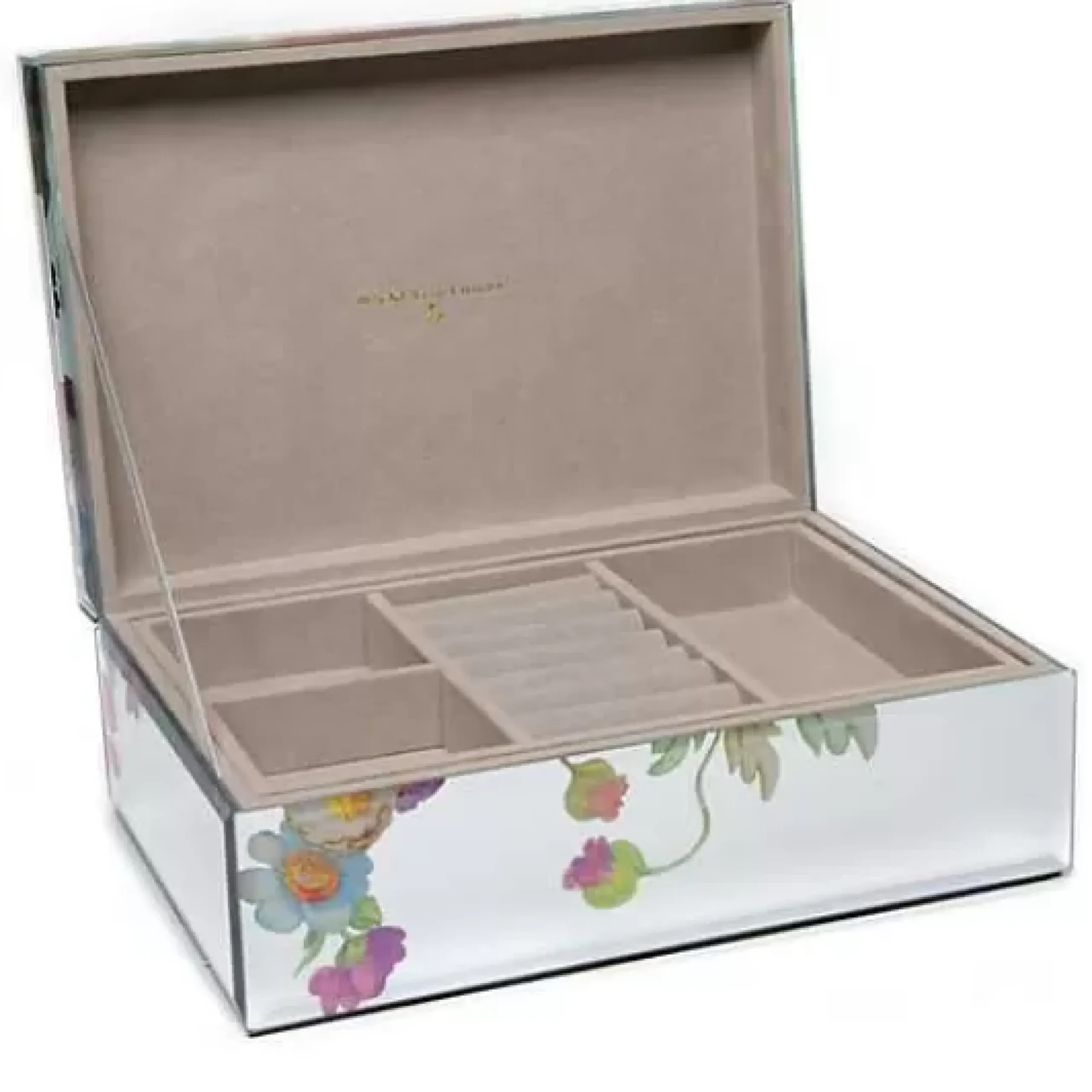 MacKenzie-Childs Flower Market Reflections Jewelry Box< Bath & Bath Accessories|Room Accents